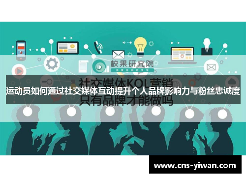 运动员如何通过社交媒体互动提升个人品牌影响力与粉丝忠诚度